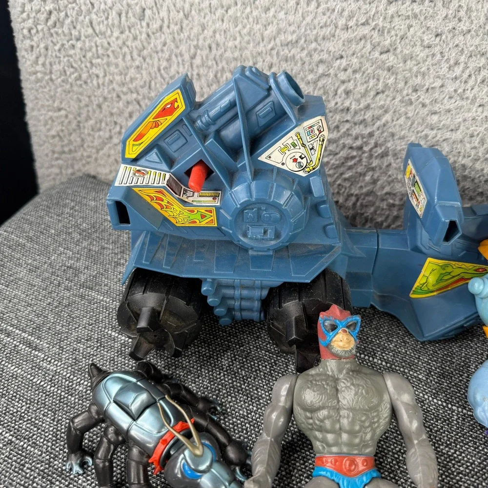 Mattel Masters of the Universe Action Figure Lot 80s He-Man Skeletor Battle Cat